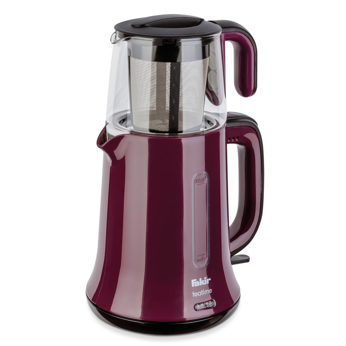 Electric Turkish Tea Maker Caydanlik Red